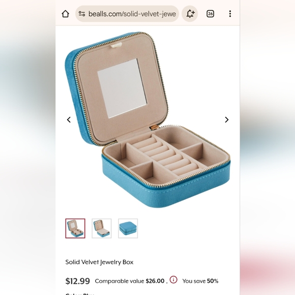 🆕Just In Small Travel Jewelry Box - Picture 4 of 4